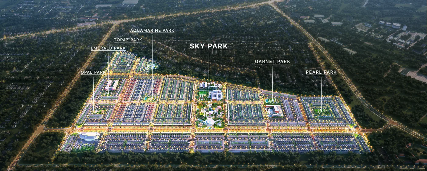Tổng thể quy hoạch Gem Sky World Long Thành
