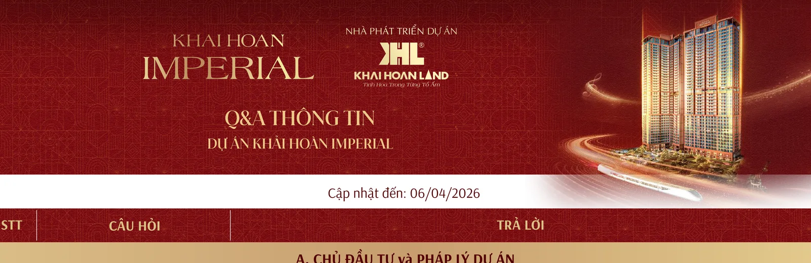 Bộ nhận diện Khải Hoàn Imperial từ tài liệu dự án