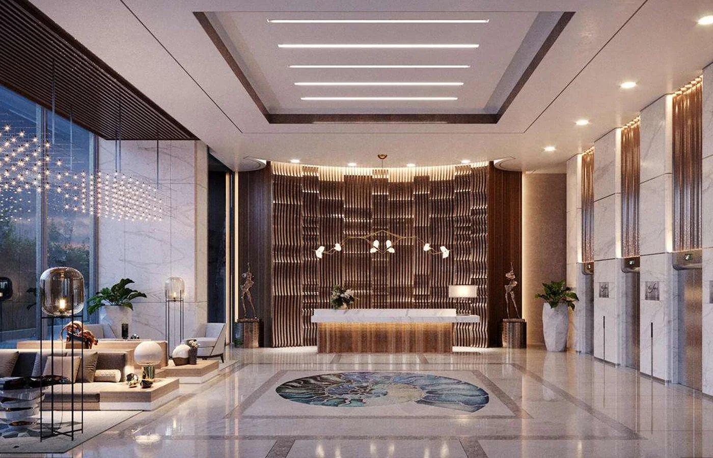 Sảnh đón Opal Luxury