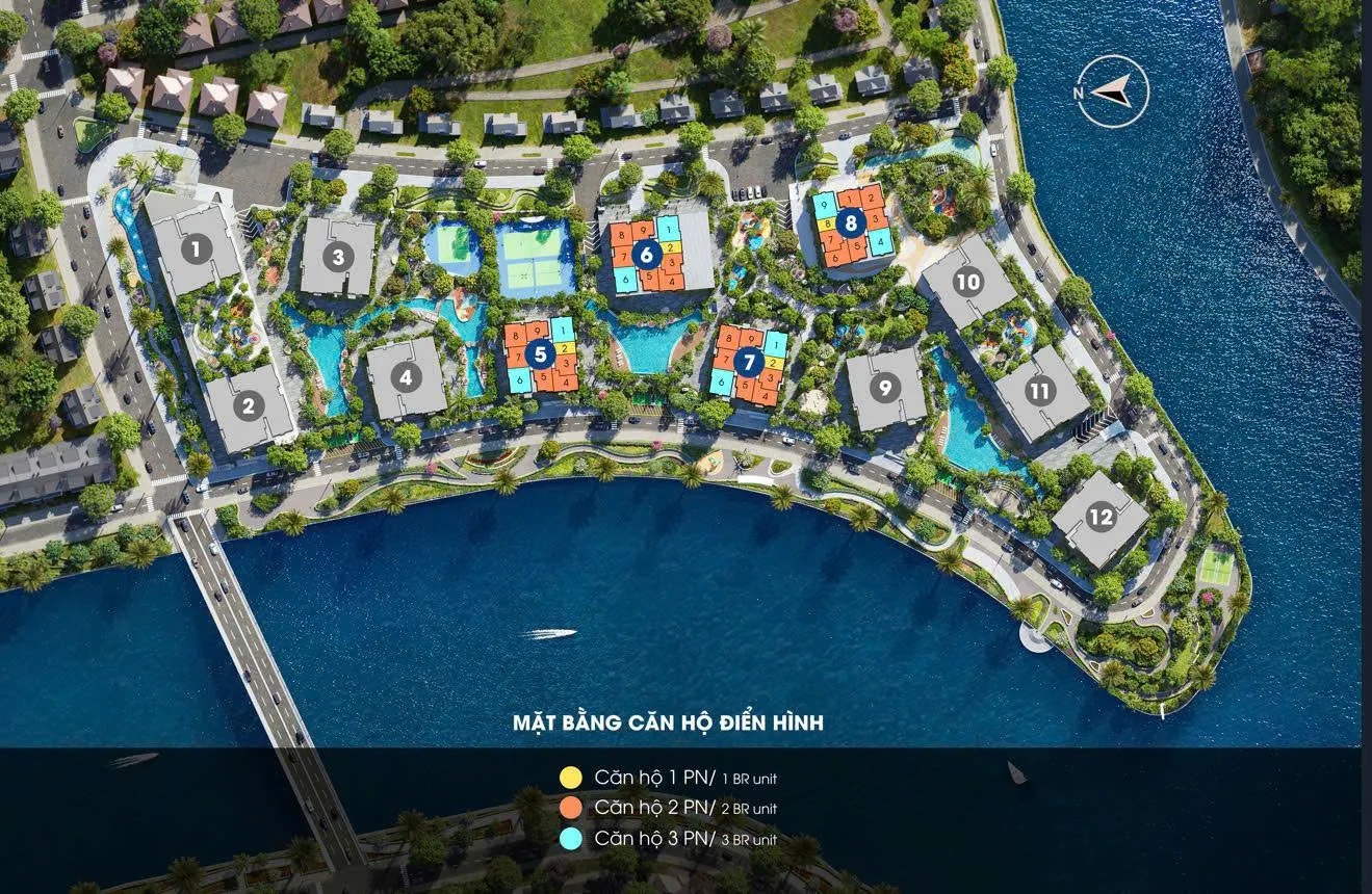 Mặt bằng tổng thể The Privé Nam Rạch Chiếc