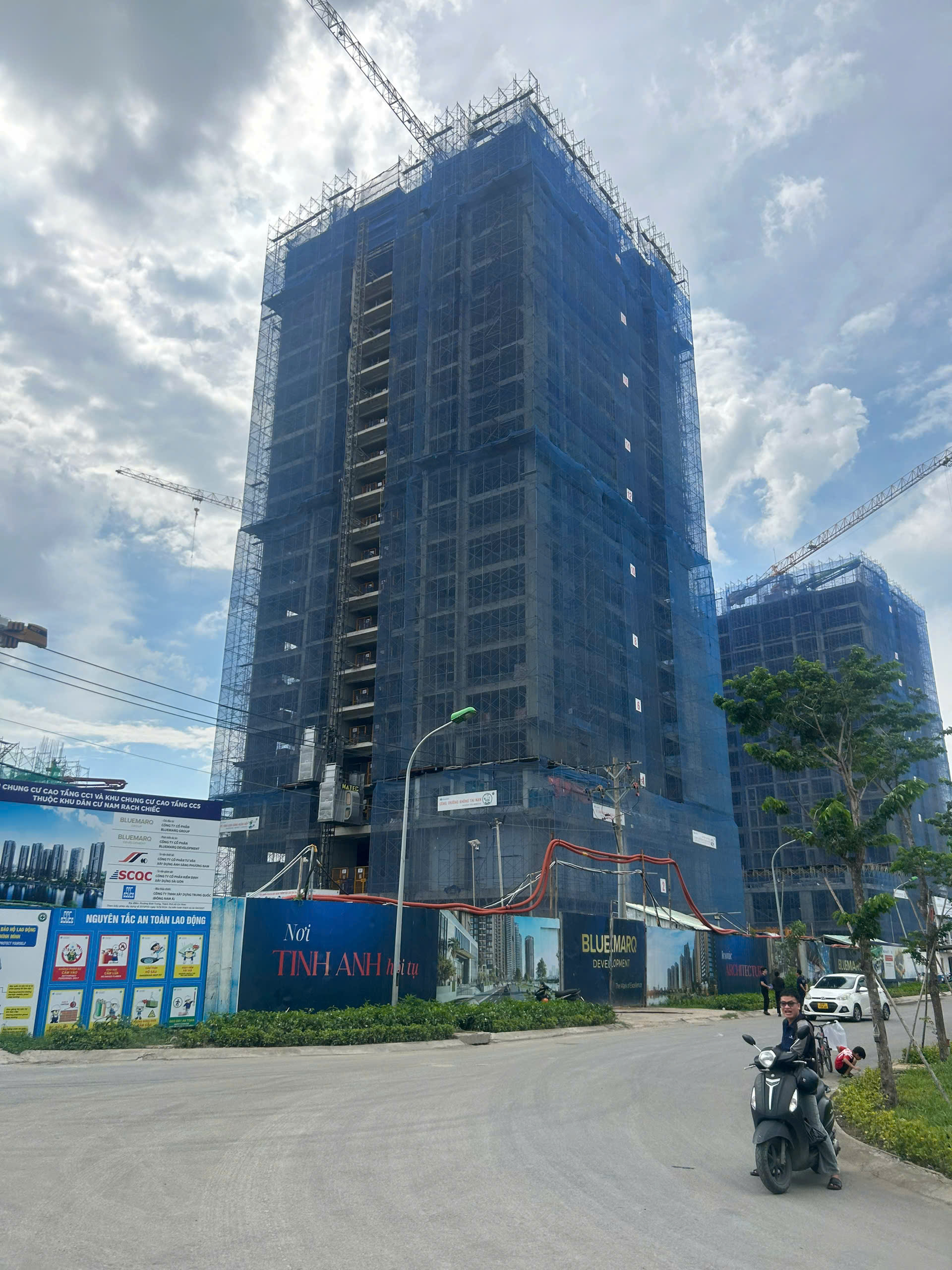 Hình ảnh thực tế công trường The Privé Nam Rạch Chiếc tháng 7 2026
