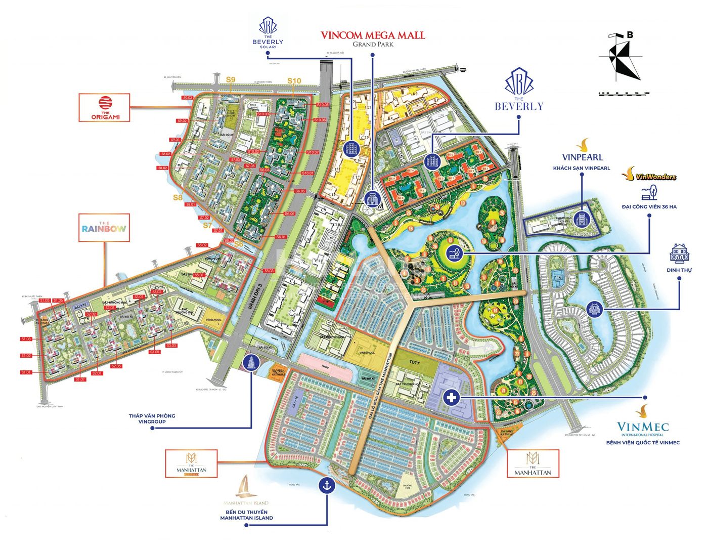 Vinmec Grand Park International Clinic trong đại đô thị
